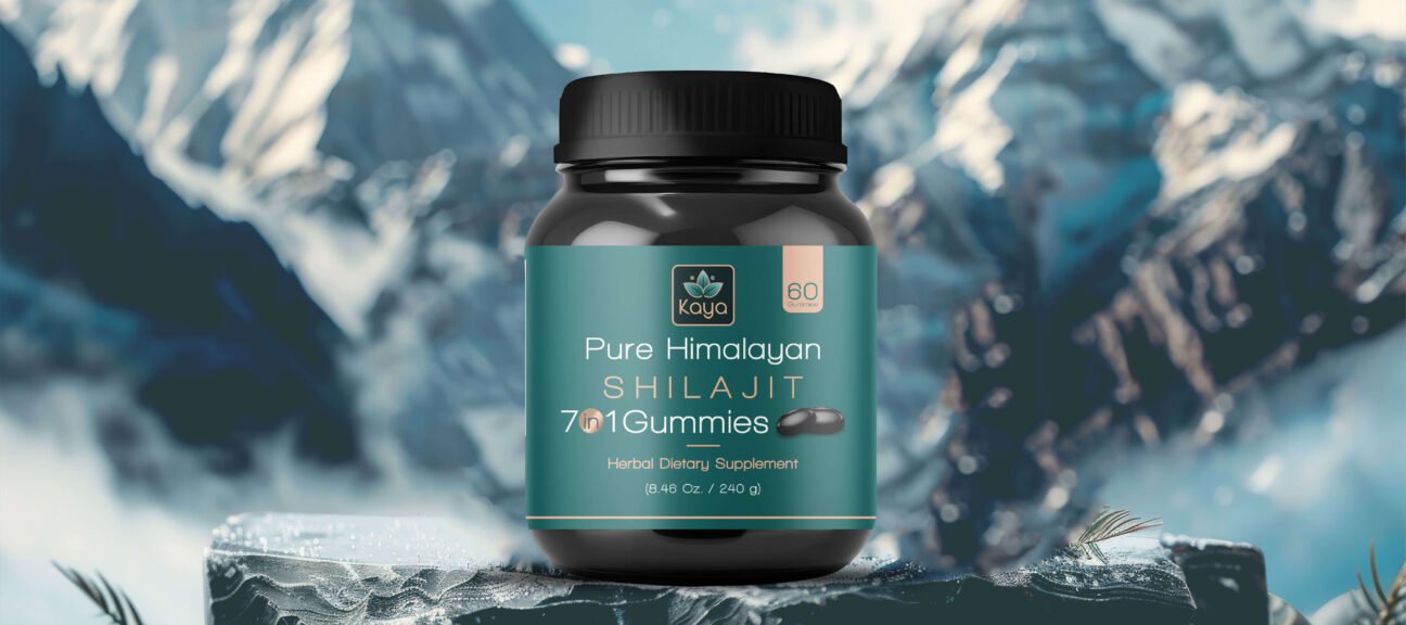 Kayapuressence’s Himalayan Shilajit, presented in a pristine mountain setting, highlights its purity, quality, and natural health benefits.